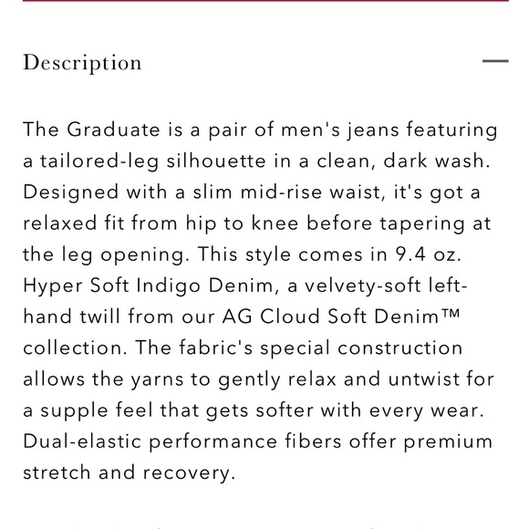 Adriano Goldschmied The Graduate Tailored Leg Black Denim 38 waist - Picture 16 of 16